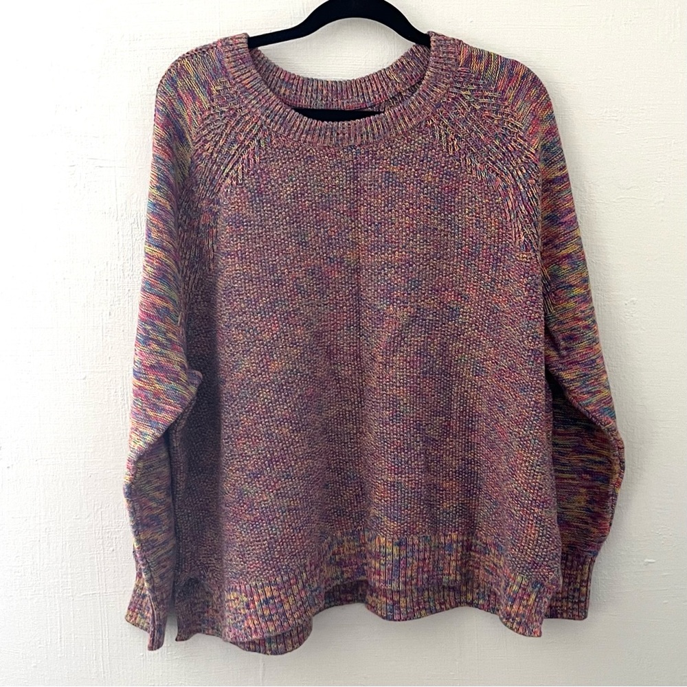 Multicolor Crewneck Women's Sweater